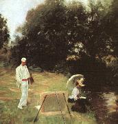 John Singer Sargent Dennis Miller Bunker Painting at Calcot oil painting artist